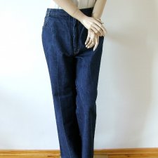 100 % vintage jeansy wysoki stan