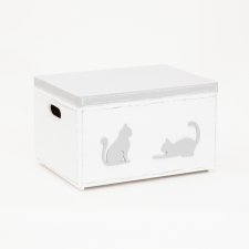 Duże pudło z kotami