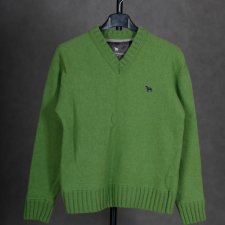 sweterek  zielony 100 % merino