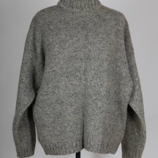 Abercrombie sweter męski 100% shetland wool