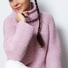 Różowy sweter