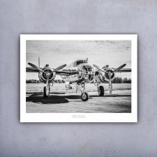 Plakat 60x80 cm - Samolot B-25 Mitchell