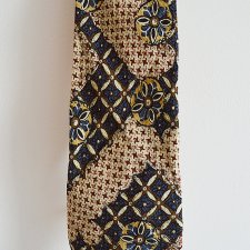 Wzorzysty krawat Vintage