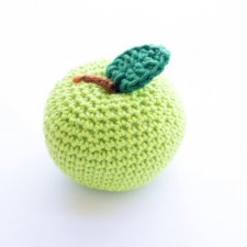 Poduszeczka na igły jabłuszko zielone