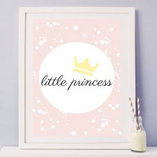 Plakat A4 little princess