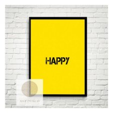 Plakat "HAPPY" A4