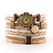 Zegarek- bransoletka w kolorze piaskowym