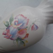 Duży Aynsley  Little Sweetheart 26 cm wazon porcelanowy rzadko spotykana forma