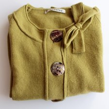 EXCLUSIVE 100% lambswool cardigan MANSTED wełna