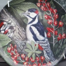 WEDGWOOD -fledglings by Dick Twinney - kolekcjonerski talerz porcelanowy