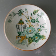 Crown -KOWLOON  szlachetnie porcelanowy NIEWIELKI TALERZYK kostna porcelana orientalne zdobienie
