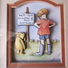 De'coupage living pictures -winnie The Pooh-disney the Studios of John ellam