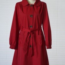 czerwony płaszcz Wallis wiosna L/XL