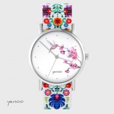 Zegarek - Koliber, oznaczenia - folk biały, nato