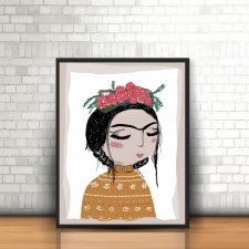Plakat A4 Frida Kahlo
