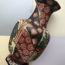 Japanese Satsuma Moriage 30,5cm.❀ڿڰۣ❀ Unikat dla kolekcjonera i miłośnika sztuki Japonii ❀ڿڰۣ❀ Piękny duży wazon ❀ڿڰۣ❀