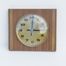 Zegar ścienny Peter Electric w stylu Brusel, Niemcy lata 70.