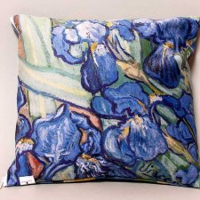 van Gogh Irysy - Poszewka na mała poduszkę (jasiek)