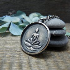 Silver Yoga Necklace