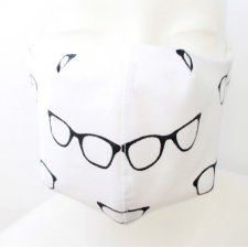 solidna maseczka męska profilowana dwuwarstwowa ochronna okulary