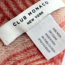 EXCLUSIVE 100% wool scarf Club Monaco