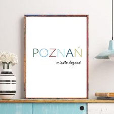 Plakat, Napis Poznań miasto doznań