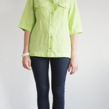 Limonkowa bluzka vintage Joy