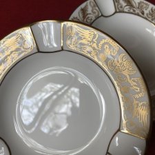 Wedgwood bone china gold  florentine W 4219 - szlachetna porcelana kolekcjonerska