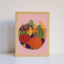 Plakat A4 owoce