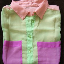 Letnia bluzka top, w odlecianych kolorach roz. 40