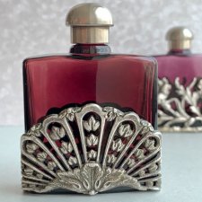 Vintage Amethyst Glass Perfume Bottle ❀ڿڰۣ❀ Dawny flakon na perfumy