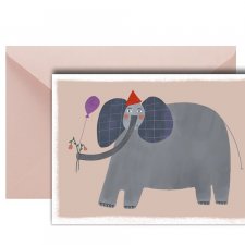 kartka urodzinowy sloń