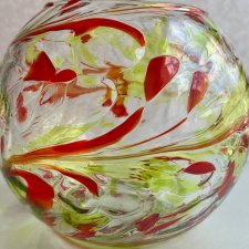 Glassware Friendship Nightlight  ❤ ARTISTIC GLASS ❤ HAND MADE GLASS   ❤ Lampion - świecznik na tealight ❤ Bajeczny