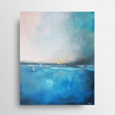 Obraz ręcznie malowany -Morze