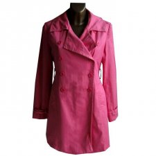 Różowy Płaszcz L XL Bawełna