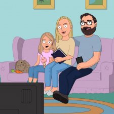 Family Guy portret dla par, portret rodzinny, portret personalizowany