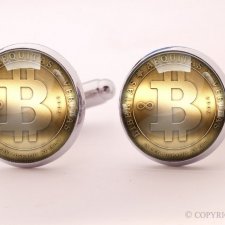 Bitcoin 0764 - spinki do mankietów - Egginegg