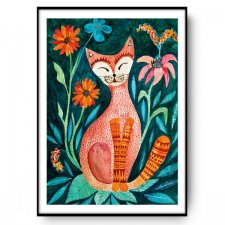 Orange cat Plakat 30x40