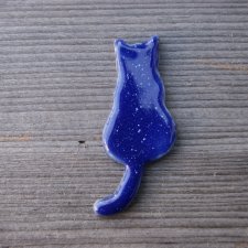 Ceramiczny magnes kot nocne niebo
