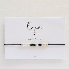 HOPE - bransoletka z alfabetem Morse'a