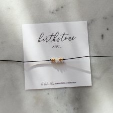 KWIECIEŃ - APRIL Birthstone Bracelet