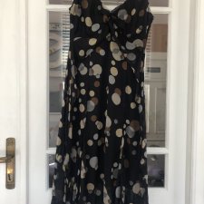 Silk COAST ROZMIAR 10 jedwabna zwiewna elegancka ekskluzywna pięknie uszyta sukienka jedwabna