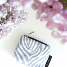 Portfel card holder Zebra