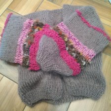 sweter damski ręcznie robiony