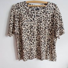 PLUS SIZE bluzka panterka leopard