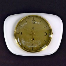 Ceramiczny zegar ścienny UPG Halle, Niemcy, lata 50.