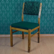 Krzesło tapicerowane, WK Möbel Niemcy lata 50.