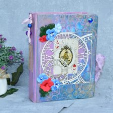Album notes pamiętnik ręcznie malowany - prezent na Dzień Dziecka, pod choinkę
