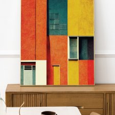 Plakat Kolorowa Abstrakcja - format 30x40 cm