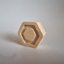 Gałki do mebli z drewna, drewniane śrubki, wzór 3